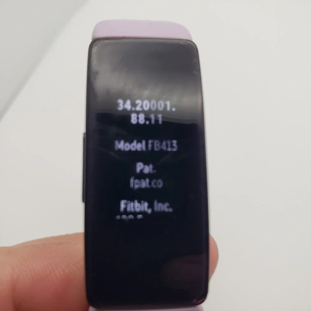 Fitbit Inspire Fitness Tracker Small Lilac Band FB413 Activity Sleep Monitor